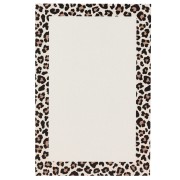 9x6cm Jewelry cards - Leopard frame - Beige - Brown - Black x20