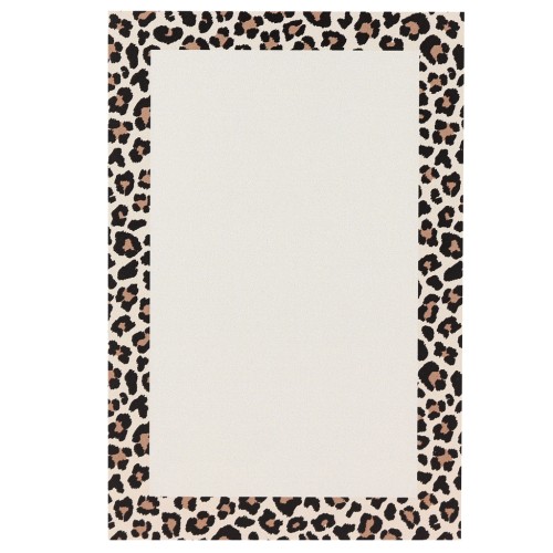 9x6cm Jewelry cards - Leopard frame - Beige - Brown - Black x20