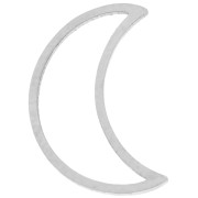 Mounting ring and moon weave 15x10 mm - 304 stainless steel x1