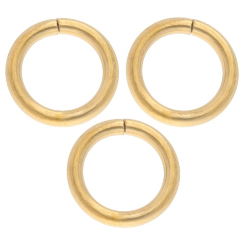 Open rings 10x1.45 mm - 304 Gold stainless steel x10