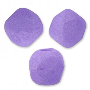 Facets 3 mm Alabaster Saturated Purple x50
