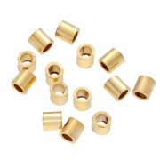 Crushable tubes 2x2 mm - Gold Filled x50