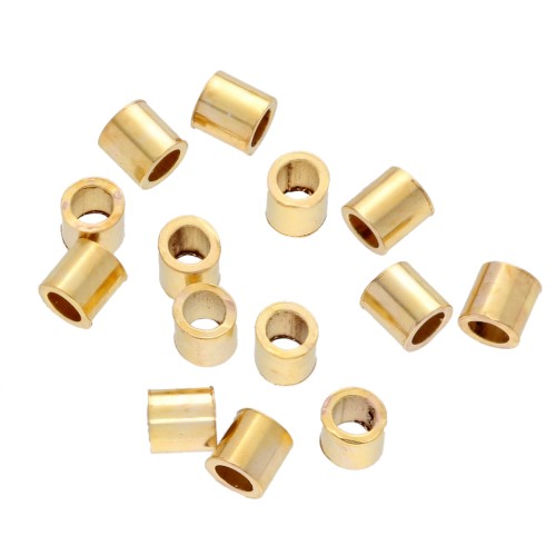 Crushable tubes 2x2 mm - Gold Filled x50