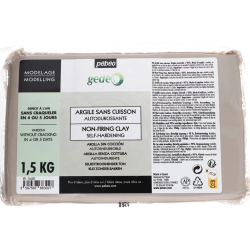 Gédéo Self-Hardening No-Fire Clay - White x1.5kg