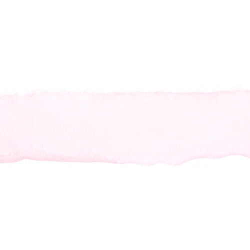 Frayed muslin ribbon 40 mm - Salmon x1m