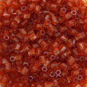 Bugles Twist Miyuki 10/0 Hex Cut 134 - Transparent Dark Topaz x10g|raw }}