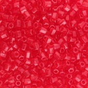 Bugles Twist Miyuki 10/0 Hex Cut 141 - Transparent Ruby x10g