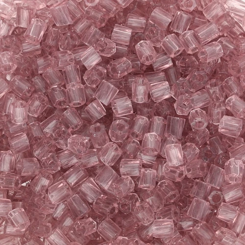 Bugles Twist Miyuki 10/0 Hex Cut 142 - Transparent Smoky Amethyst x10g