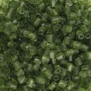 Bugles Twist Miyuki 10/0 Hex Cut 158 - Transparent Olive Green x10g
