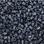 Bugles Twist Miyuki 10/0 Hex Cut 2001 - Gunmetal Mat x10g