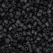 Bugles Twist Miyuki 10/0 Hex Cut 401F - Opaque Black Mat x10g|raw }}