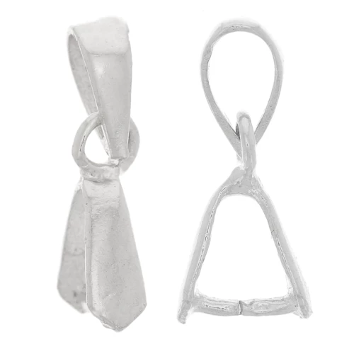 Pendant fasteners 14 mm 925 Sterling Silver x10