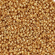 Miyuki 15/0 Seed beads 191 - 24K Gold-Plated x50g
