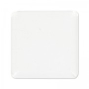 Square Glass Magnifying cabochon 15mm Crystal x1