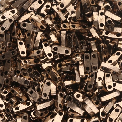 Miyuki Quarter Tila Beads 5x1.2x1.9 mm QTL-457 Dark Bronze Metallic x100g