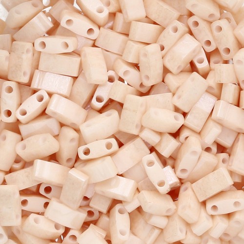 Miyuki Half Tila Beads 5x2.3x1.9 mm HTL-593 - Light Caramel Ceylon x100g
