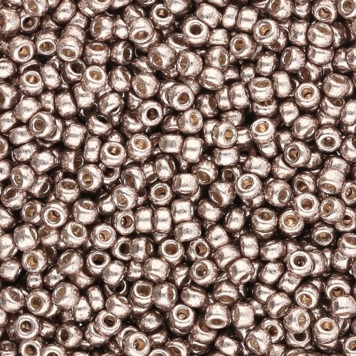 Rocaille Miyuki Duracoat 11/0 4222 - Galvanized Pewter 100g pack