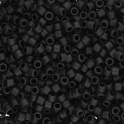 Miyuki Delica 10/0 DBM0310 - Matte Black x 100 g
