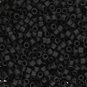 Miyuki Delica 10/0 DBM0310 - Matte Black x 100 g
