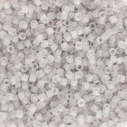 Miyuki Delica 11/0 DB1271 - Mat Transparent Gray Mist 100g pack