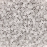 Miyuki Delica 11/0 DB1271 - Mat Transparent Gray Mist 100g pack