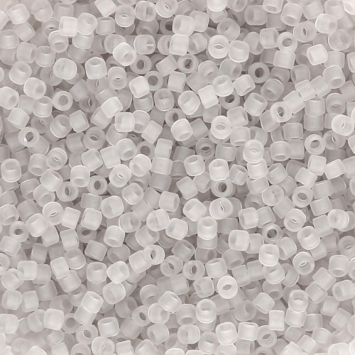 Miyuki Delica 11/0 DB1271 - Mat Transparent Gray Mist 100g pack