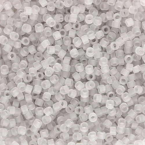 Miyuki Delica 11/0 DB1271 - Matte Transparent Gray Mist x100g