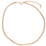 Palm Tree Necklace 5 mm - Fine gold plated x46cm