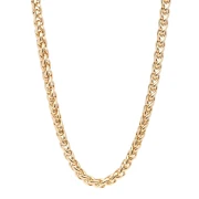 Palm Tree Necklace 5 mm - Fine gold plated x46cm