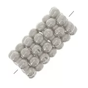 Metal spacer beads 5 mm Antique Silver Plating x10