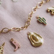 Mes bijoux DIY - Jewelry Kit Western Necklace in Golden Stainless Steel