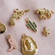 Mes bijoux DIY - Jewelry Kit Western Necklace in Golden Stainless Steel