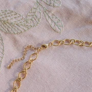 Mes bijoux DIY - Jewelry Kit Western Necklace in Golden Stainless Steel