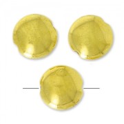 Flat Pucks 7.5mm fine Gold plated x4|raw }}