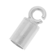 Cord ends 3 mm - 925 Sterling Silver x2|raw }}