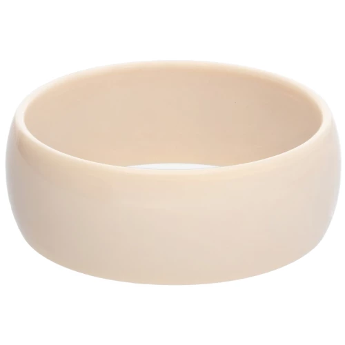 69 mm thick opaque resin bead bracelet - Nude x1