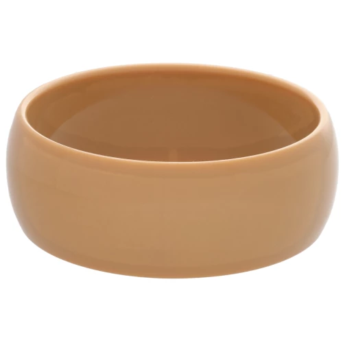 69 mm thick opaque resin bead bracelet - Camel x1