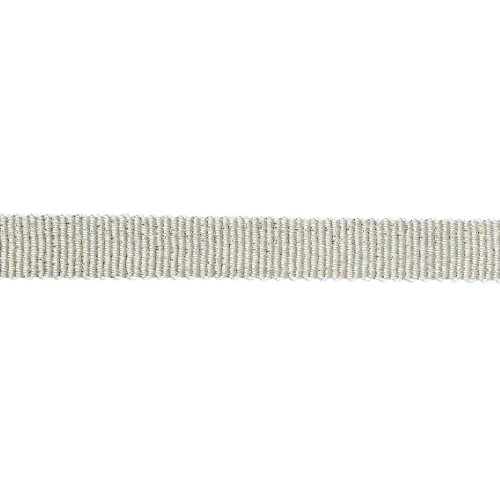 Mokuba metallic ribbon 9 mm - Khaki gold thread x50cm