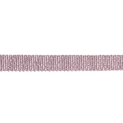 Mokuba metallic ribbon 9 mm - Violet silver thread x50cm