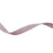 Mokuba metallic ribbon 9 mm - Violet silver thread x50cm