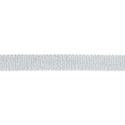 Mokuba metallic ribbon 9 mm - Light blue silver thread x50cm|raw }}