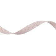 Mokuba metallic ribbon 9 mm - Light pink silver thread x50cm