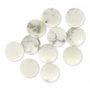 Round cabochon 6mm Howlite x1
