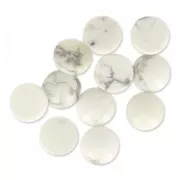 Round cabochon 6mm Howlite x1