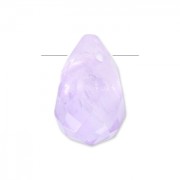Faceted drop 6x9mm Amethyst x1|raw }}