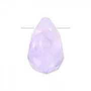 Faceted drop 6x9mm Amethyst x1