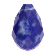 Faceted drop 6x9mm Lapis Lazuli x1