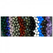 Faceted drop 6x9mm Howlite x1