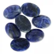 Oval cabochon 14x10mm Sodalite