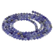 2mm round gemstone beads - Sodalite x38cm